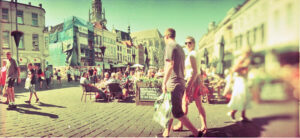 Alternative weergave van de grote markt in Breda